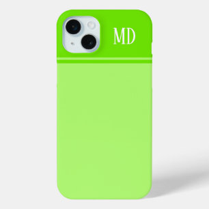 Coque Case-Mate iPhone Monogramme bleu Turquoise simple et joli