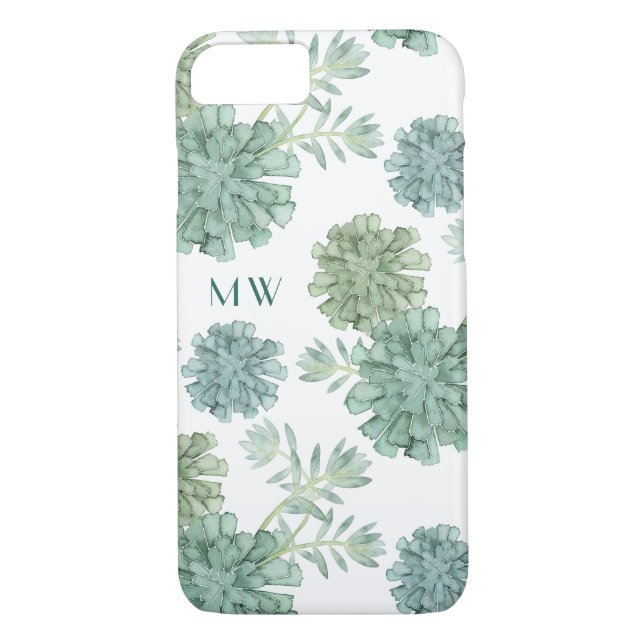 Coques Case-Mate iPhone Monogramme | Bonheur des Plantes | Motif réussi (Dos)