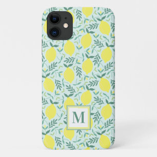 Case-Mate iPhone Case Monogramme botanique citron motif Coque-Mate iPhon