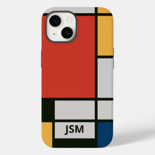 Coque Case-Mate iPhone Monogramme Carré De Stijl Inspiré