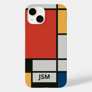 Coque Case-Mate iPhone Monogramme Carré De Stijl Inspiré