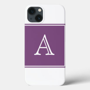 Etui iPhone Case-Mate Monogramme Carré pourpre