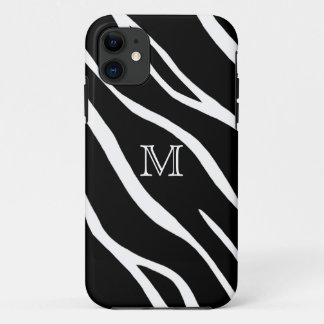 Coque Case-Mate Pour iPhone Monogramme : Cas de zèbre