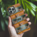 Coque iPhone 16 Pro Max Monogramme chats mignons fille sertie personnalisé<br><div class="desc">Monoram Cute Cats Knished Girly Personnalisé iPhone 16 Pro Max Coques dispose de chats mignons qui voyagent à travers un motif kintted orange et bleu. Personnalisé avec votre monogramme personnalisé. Parfait comme cadeau pour les amoureux de les chats pour Noël, anniversaire, vacances et plus encore. Conçu par ©2024 Evco Studio...</div>