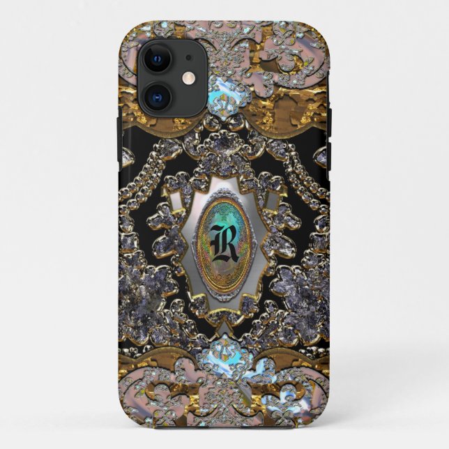 Coques Case-Mate iPhone Monogramme chic du glamour Shopshire (Dos)