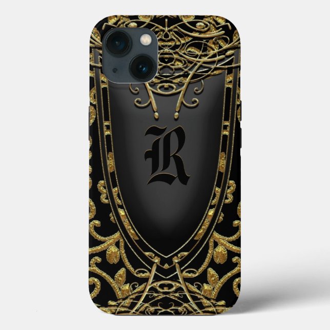 Coques Case-Mate iPhone Monogramme classique de l'hémisphère (Verso)