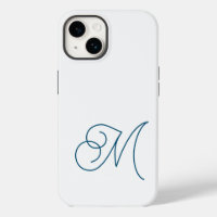 Monogramme classique Script simple initial