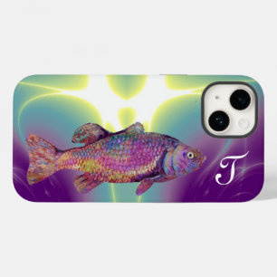 Coque Pour iPhone 14 MONogramme COLORÉ TROUT DE COULEUR