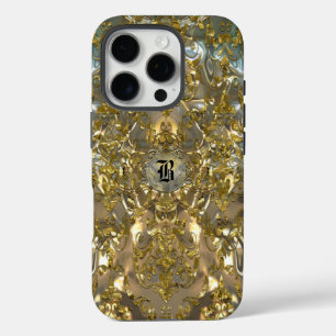 Coque iPhone 16 Pro Monogramme Copachatlin Damask