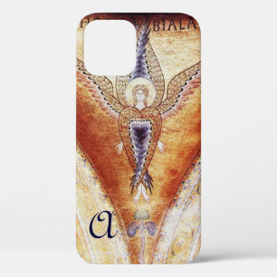 COQUE iPhone 12 MONOGRAMME D'ANGE MOSAIC