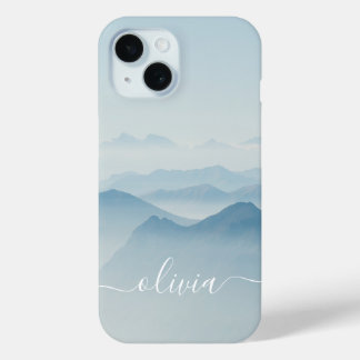 Coque Case-Mate iPhone Monogramme d'aquarelle moderne et élégant