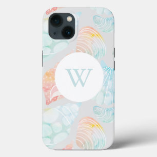 Case-Mate iPhone Case Monogramme d'aquarelle Shell