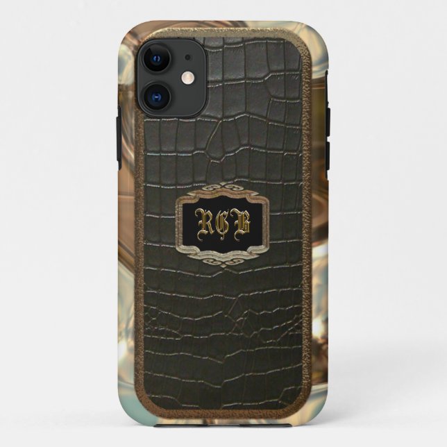 Coques Case-Mate iPhone Monogramme de Barrington (Dos)
