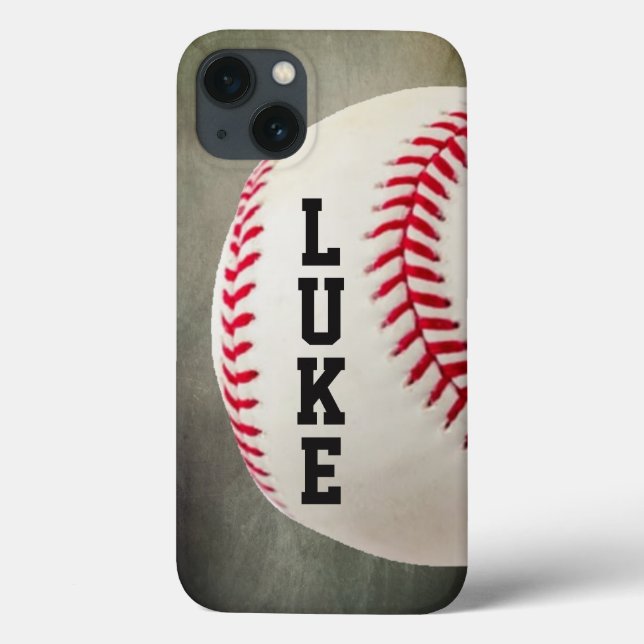 Coques Case-Mate iPhone Monogramme de baseball ou nom 2-4 lettres (Verso)