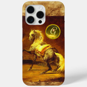 COQUE Case-Mate iPhone MONOGRAMME DE CHEVAL GRISÉ