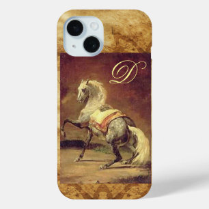 COQUE Case-Mate iPhone MONOGRAMME DE CHEVAL GRISÉ