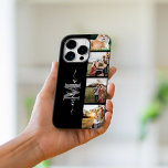 Coque Case-Mate iPhone Monogramme de collection photo personnalisée<br><div class="desc">Collage photo personnalisé coque iphone Monogramme</div>