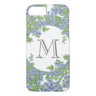 Coque Case-Mate iPhone Monogramme de couronne florale
