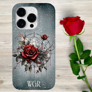 Coque Case-Mate iPhone Monogramme de couronne Rose gothique