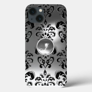 ETUI iPhone Case-Mate MONOGRAMME DE GEM BLACK WHITE