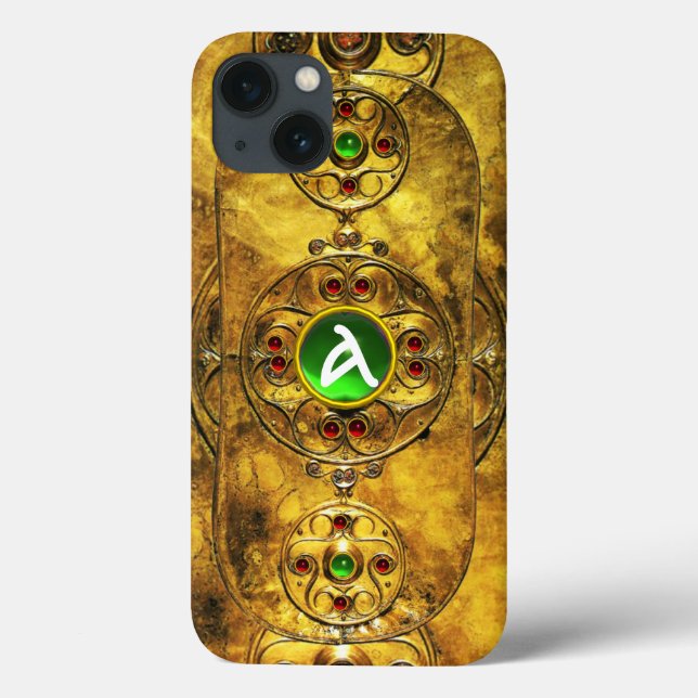 COQUES Case-Mate iPhone MONOGRAMME DE GEM DE L'ÉMERAUDE CELTIQUE WARRIOR S (Verso)