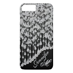 Coque iPhone 7 Plus Monogramme de glaçons de diamant