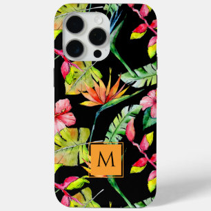Coque Case-Mate iPhone Monogramme de jardin tropical