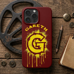 Case-Mate iPhone Case Monogramme de lettre de graffiti urbain "G"