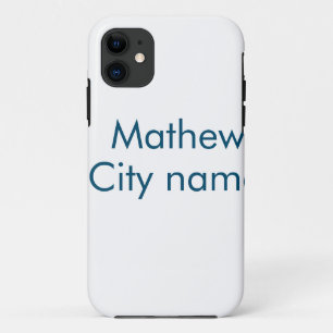 Case-Mate iPhone Case monogramme de lettre initiale simple ajoutez votre