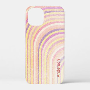Case-Mate iPhone Case Monogramme de ligne rétro élégant moderne