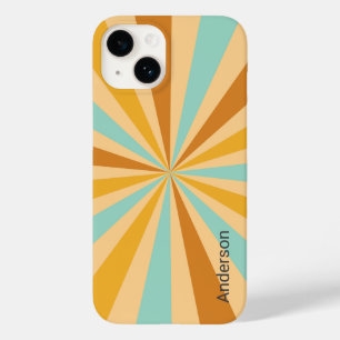 Coque Case-Mate iPhone Monogramme de ligne rétro élégant moderne