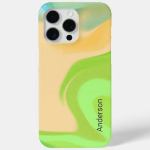 Coque Case-Mate iPhone Monogramme de ligne rétro élégant moderne