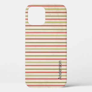 Case-Mate iPhone Case Monogramme de ligne rétro élégant moderne