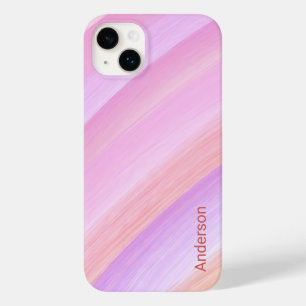 Coque Case-Mate iPhone Monogramme de ligne rétro élégant moderne