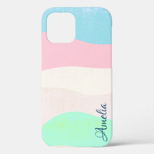 Case-Mate iPhone Case Monogramme de ligne rétro élégant moderne