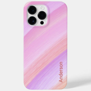 Coque Case-Mate iPhone Monogramme de ligne rétro élégant moderne