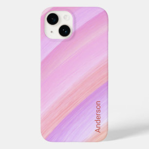 Coque Case-Mate iPhone Monogramme de ligne rétro élégant moderne