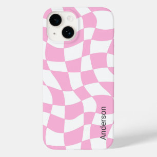 Coque Case-Mate iPhone Monogramme de ligne rétro élégant moderne