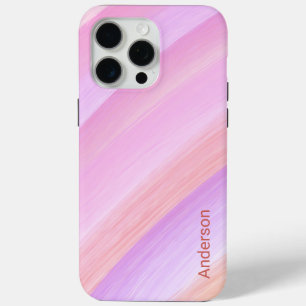 Coque Case-Mate iPhone Monogramme de ligne rétro élégant moderne
