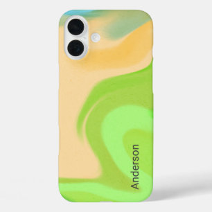 Coque Pour iPhone 16 Plus Monogramme de ligne rétro élégant moderne