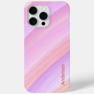 Coque Case-Mate iPhone Monogramme de ligne rétro élégant moderne