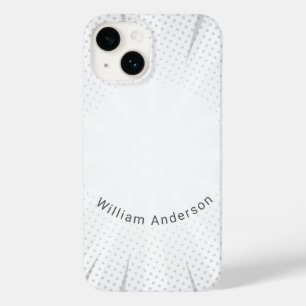 Coque Case-Mate iPhone Monogramme de ligne rétro élégant moderne