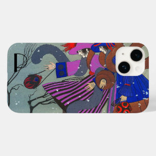 COQUE Case-Mate iPhone MONOGRAMME DE MODE HIVER DE NEIGE ART DÉCO