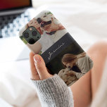 Coque Case-Mate iPhone Monogramme de montage photo<br><div class="desc">Emportez des photos de votre chien partout où vous allez avec ce mignon coque photo.</div>