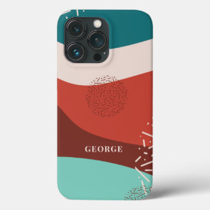 Case-Mate iPhone Case Monogramme de nom d'anniversaire de papa rétro per