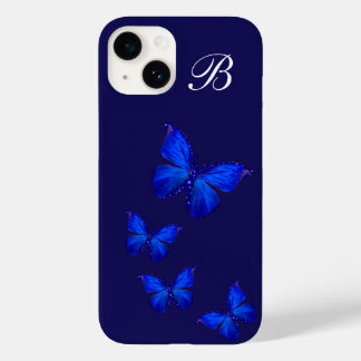 Coque Case-Mate iPhone Monogramme de papillon de la nature fillette