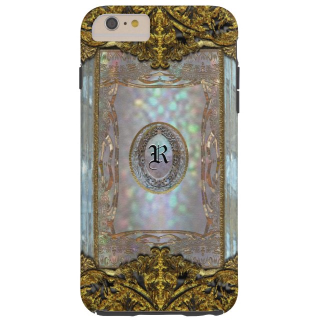 Coques Case-Mate iPhone Monogramme de Paternost Glitzy Ritz (Dos)