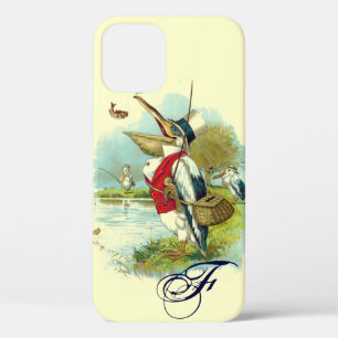 Coque Case-Mate iPhone MONOGRAMME DE PÊCHE, crème