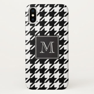 Coque Case-Mate Pour iPhone Monogramme de pied de cheminée noir