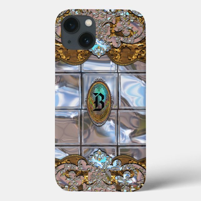 Coques Case-Mate iPhone Monogramme de protection pour gleemer de fille aza (Verso)